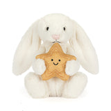 Peluche lapin blanc avec une étoile- Cream Bunny with Star - Jellycat