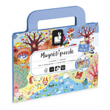 Puzzle de voyage magnétique - Magnéti'puzzle 4 Saisons 36 pièces - Janod