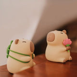Veilleuse rechargeable Capybara fleur - Mary's