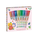 8 mini stylos gel pailletés - Janod