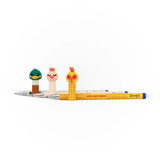 Set de 3 stylos effaçables Bo-Bo - Poule, coq et canard - Mr Wonderful