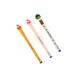 Set de 3 stylos effaçables Bo-Bo - Poule, coq et canard - Mr Wonderful
