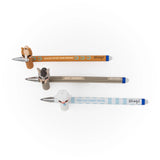 Set de 3 stylos effaçables Bo-Bo - Agneau, âne et cheval - Mr Wonderful