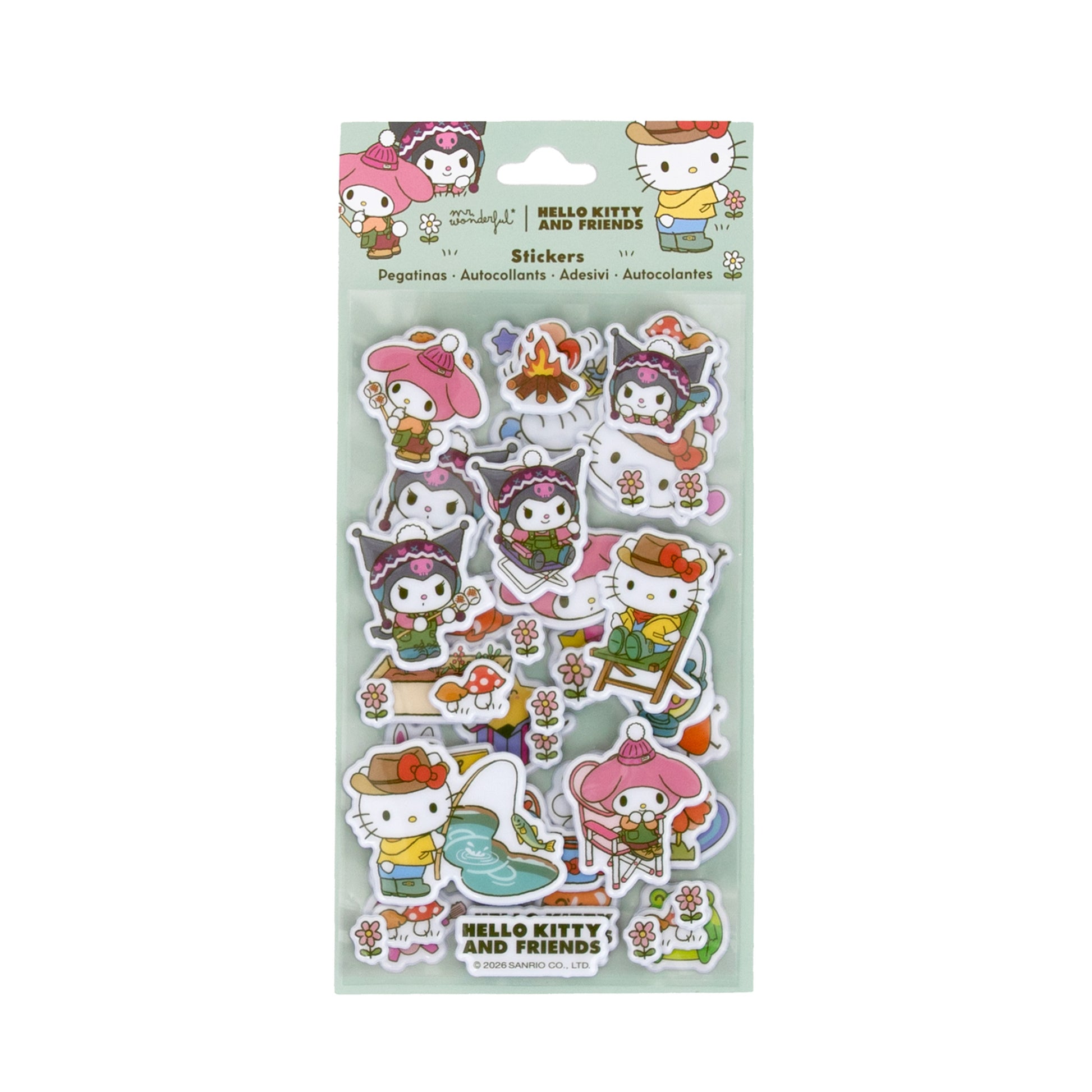 Autocollants en relief Hello Kitty & Friends - vue principale