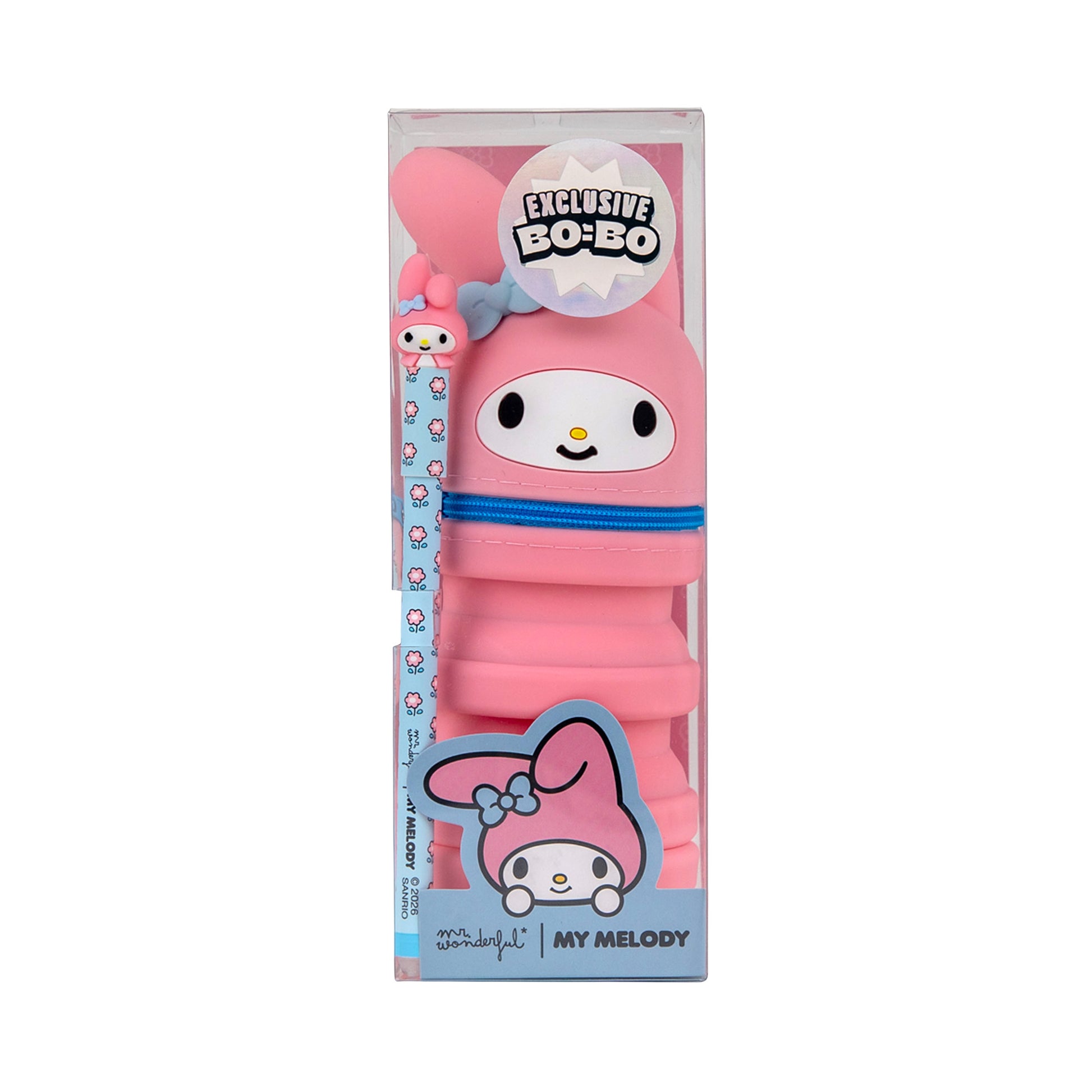 Trousse silicone extensible + stylo Bo-Bo My Melody - vue principale