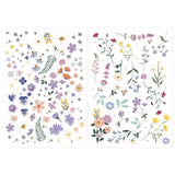 Pochette de tatouages - Fleurs - La petite épicerie