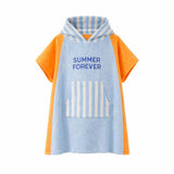 Poncho éponge Summer Forever Bleu - Chamaye