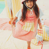 Poncho éponge Summer Forever Rose - Chamaye