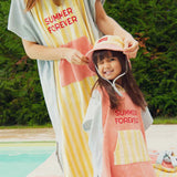 Poncho éponge Summer Forever Rose - Chamaye