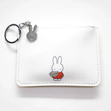 Porte monnaie Miffy Fleuri beige - Miffy x Yuko B