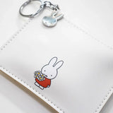Porte monnaie Miffy Fleuri beige - Miffy x Yuko B
