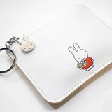 Porte monnaie Miffy Fleuri beige - Miffy x Yuko B
