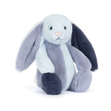 Lapin Bashful bleu Patchwork - Puddlesea Bunny Original - Jellycat
