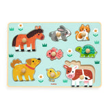 Puzzle - encastrement en bois - Dog'n'Co - Djeco