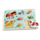 Puzzle - encastrement en bois - Dog'n'Co - Djeco