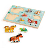Puzzle - encastrement en bois - Dog'n'Co - Djeco