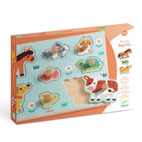 Puzzle - encastrement en bois - Dog'n'Co - Djeco
