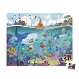 Puzzle 100 pièces - Les fonds marins - Janod