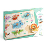 Puzzle - Encastrement en bois - Hippo'n'co - Djeco