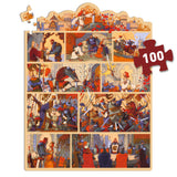 Puzzle 100 pièces - Le Roi Arthur - Djeco