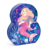 Puzzle silhouette - Ella la sirène - 36 pièces - Djeco