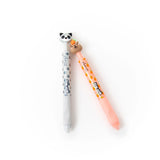 Set de 2 stylos effaçables - Bo-bo Click - Capybara & Raton laveur - Mr Wonderful