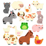 Stickers épais et repositionnables - Animaux de la ferme - Djeco