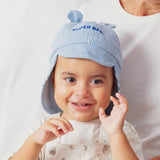 Chapeau soleil bébé Super Baby Bleu - Chamaye