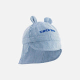 Chapeau soleil bébé Super Baby Bleu - Chamaye
