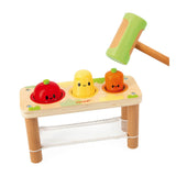 Banc à marteler en bois - Tap Tap légumes - Janod