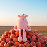 Peluche Taylor Peach rose pêche 40 cm - MIAM ! - Doudou et Compagnie