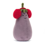 Peluche Aubergine de Noël - Toastie Vivacious aubergine - Jellycat