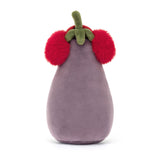 Peluche Aubergine de Noël - Toastie Vivacious aubergine - Jellycat