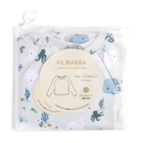T-shirt anti-UV Nor manches longues – Les contes de Christian la Baleine - Filibabba