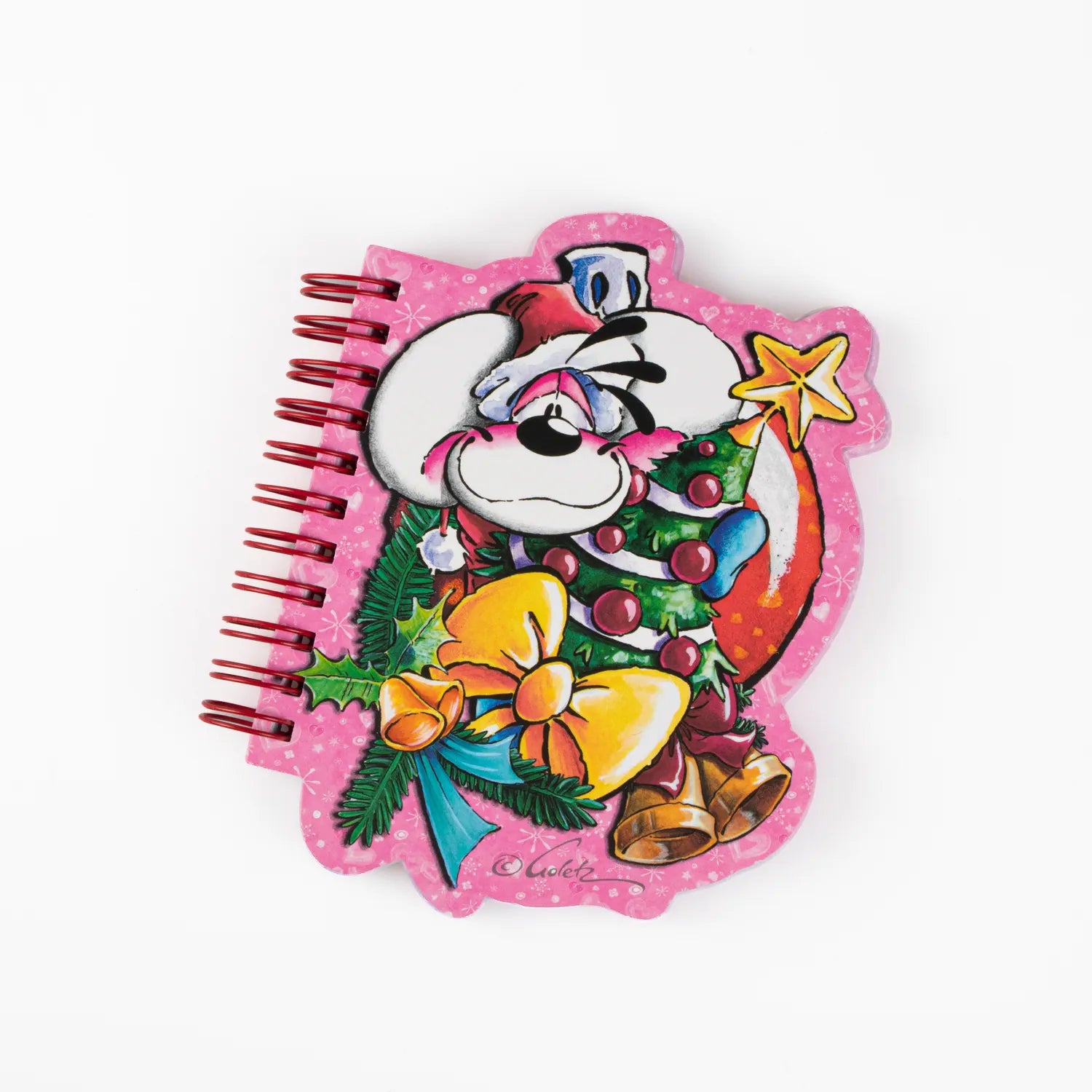 Diddl - Carnet forme A6 hiver Diddl Rose - vue 1