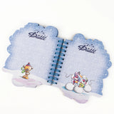 Diddl - Carnet forme A6 hiver Pimboli Bleu - vue 2