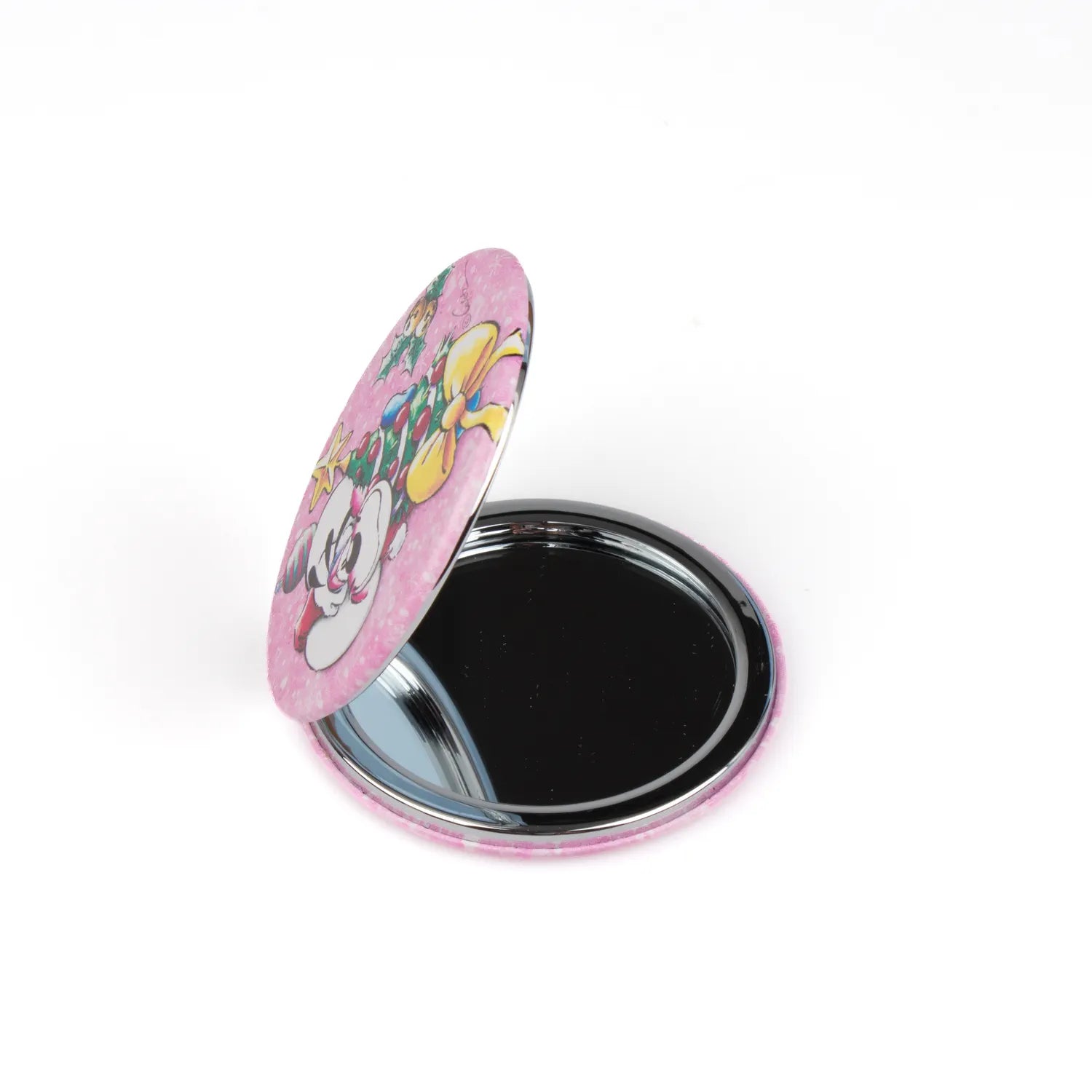 Diddl - Miroir de poche Diddlina violet - Hiver - vue 2